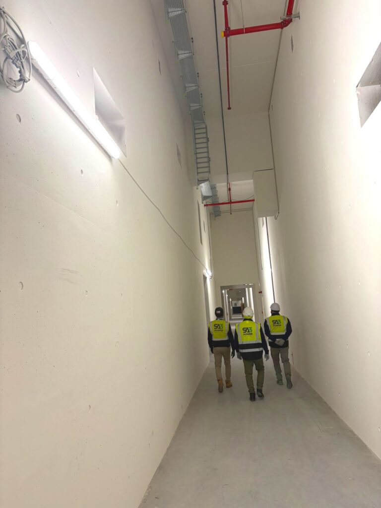 SA3 Power team walking a live site