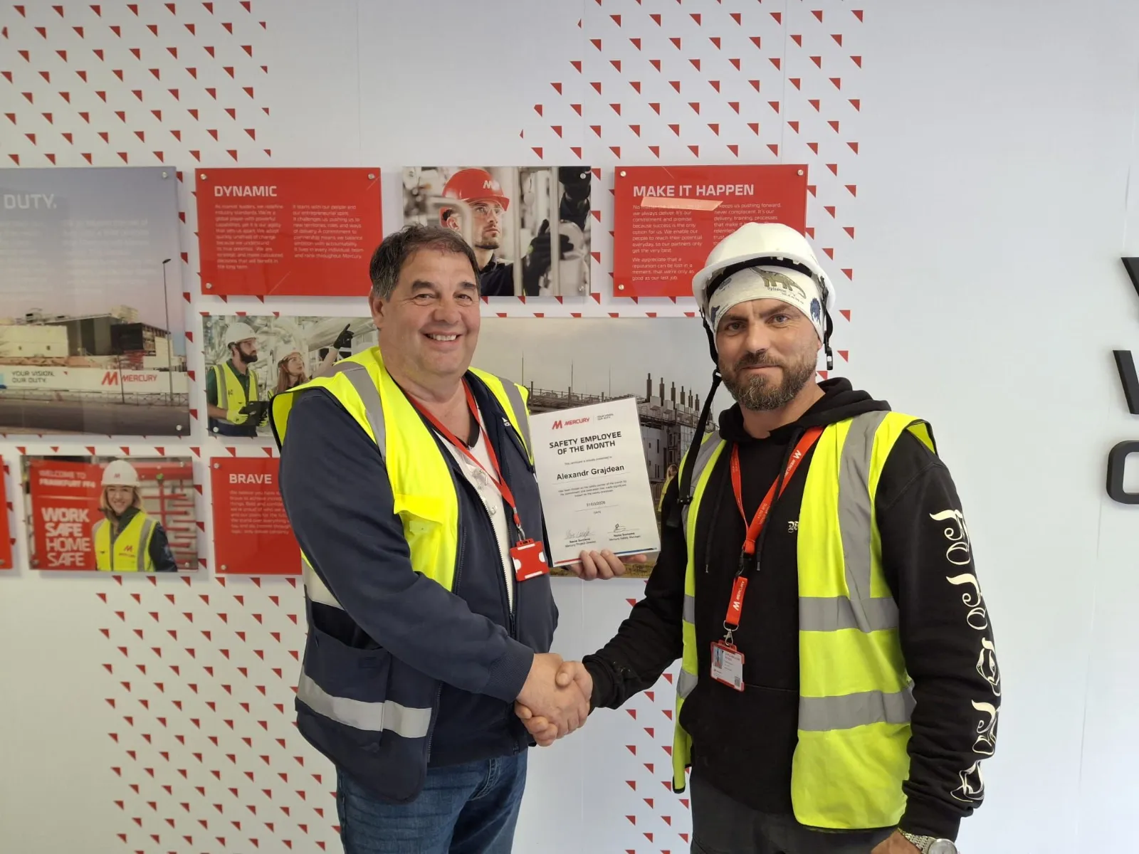 Alexandru Grajdean, SA3 Power Mercury Safety Employee of the Month (March)