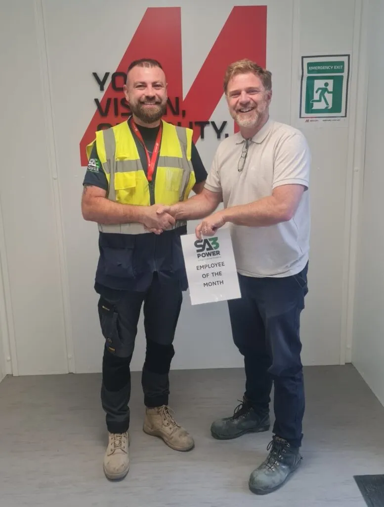 David (Dee) Henry, SA3 Power Employee of the Month