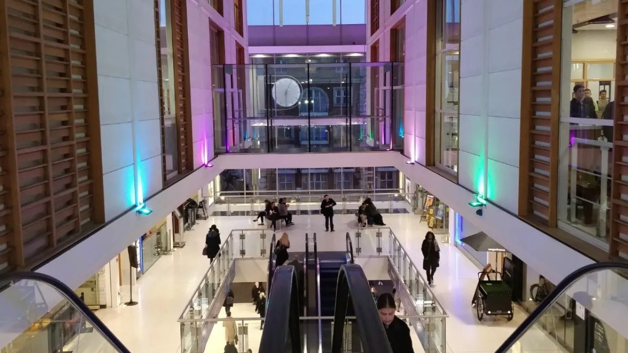 Main mall at Fulham Broadway Shopping Centre after the SA3 Power LED lighting upgrade